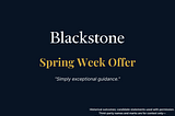 Blackstone Spring Insight Programme 2026: How Karam Kahlon from University of Exeter Secured a…