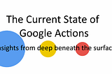 The Current State of Google Actions