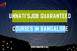 Unnati’s Job Guaranteed Courses in Bangalore