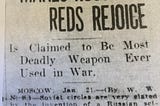 How Western Press Reported in 1925 on World’s Deadliest Weapon — the Soviet “Bacillus Bomb”
