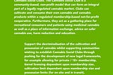Regulatory / diverse economic framework for the production, supply and consumption of cannabis in…