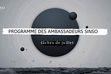 Programme des ambassadeurs SINSO