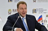 The empty speeches of the Russian vice-premier