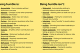 What it means to be humble