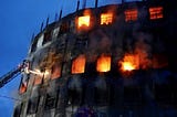 52 workers die in Bangladesh factory fireبنگلہ دیش فیکٹری میں آگ