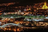 The view of Tbilisi, Georgia