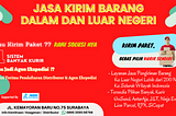 WA : 0895 3595 08766 Jasa Kirim Dalam dan Luar Negeri Biaya Murah dan Cepat