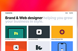 Carrd Creative Folio Template Screenshot