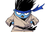 Kung Fu Gopher: Kung Fu Man (the default IKEMEN Go and MUGEN character) mixed with the Golang gopher.