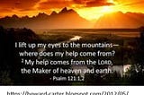 PRAYER FOR SOUTH AFRICA: PSALM 121