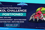 Ultimate Fronterians Challenge (Change in TnC with bigger prize pool and date postponed)