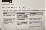 User Guides and Process Flows