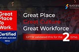 Successive Certified as a Great Place to Work in 2020