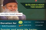 Fund Raising For Edhi Foundation