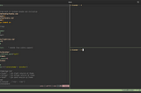 Vim with big projects — vim & tmux.