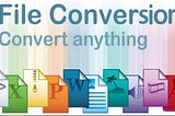 File type conversion using Python