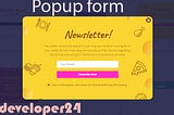 I Will Create Optin Form Or Popup Form For Your Wordpress Website/popup form design
#PremiumPlugin…