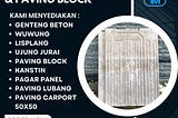 Agen Genteng Beton Flat Rawan Bocor, WA/TELP 0821–8614–8884