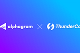 alphagram deployed on ThunderCore for in-chat tokens transfer feature