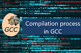 What happens when you type gcc to compile a .c file?