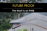 Thank you for reading my latest article The Roof is on FIRE!