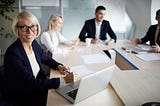 female executive at work