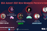 BGA August 2021 New Members Presentation