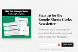 I’m Reviving the Google Sheets Geeks Newsletter