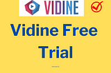 Vidine Free Trial for 2024 — Have full Access Now!