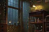 the fireflies that fly in a room