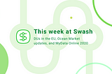 DUs in the EU, Ocean Market updates, and MyData Online 2020 — the latest from Swash