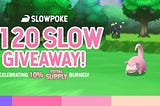 15.000 $SLOW giveaway, last chance!