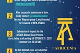 Dear AFRICUNIA Community and AFCASH Holders,