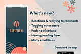 Sapiency December update — check out what’s new!