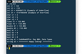 CodeNewb2Pro: Day 004, Data Types