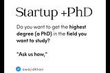 Get a UK PhD Through Funded Startup Route