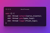 Logic Separation — One Thread per Role