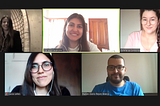 zoom call from team working remotely