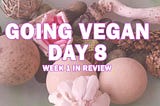 Going Vegan D8 — Week 1 in Review