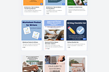 Screenshot of the resources listed in the article