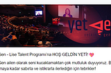 Bir Yeti’nin Gözünden YetGen Lise Talent Programı 🤩