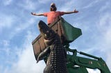 El impresionante caimán de 360 kilos que fue cazado en EE.UU.