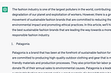 Screenshot of ChatGPT generating an article from a topic prompt