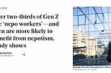Is the System Rigged? Gen Z, Nepotism, and the AI Age