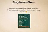 My GameDev project at Bootcamp