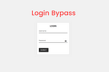 Bypass Login Page Using SQL Injection (SQLi)