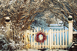 First Snowfall, Peaks Island, Maine