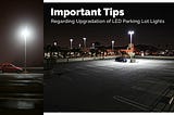 led parking lot light