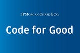 Logo for JPMC Code for Good