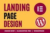 Make a professional Landing Page for increase your business